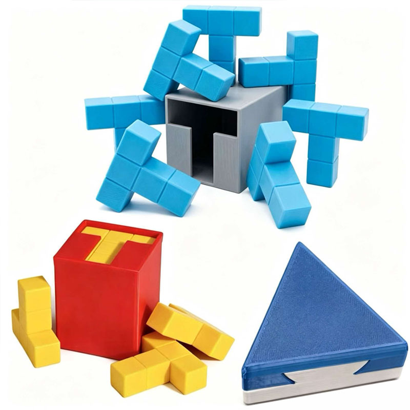 3D Printing Fidget Toys - Quebra-cabeças 3D Impressos de Triângulo Impossível