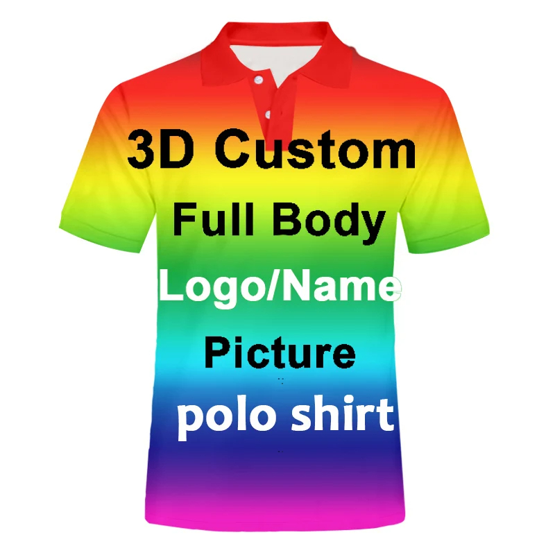 3D Printing Foto - Camisa Polo Masculina Personalizada com Logo