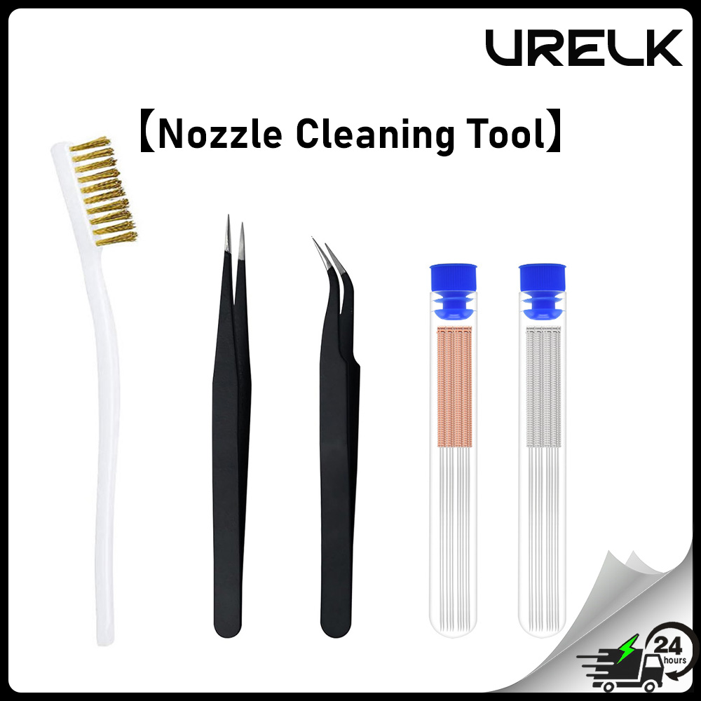 3D Printer Nozzle Brass - Kit de Ferramentas para Limpeza de