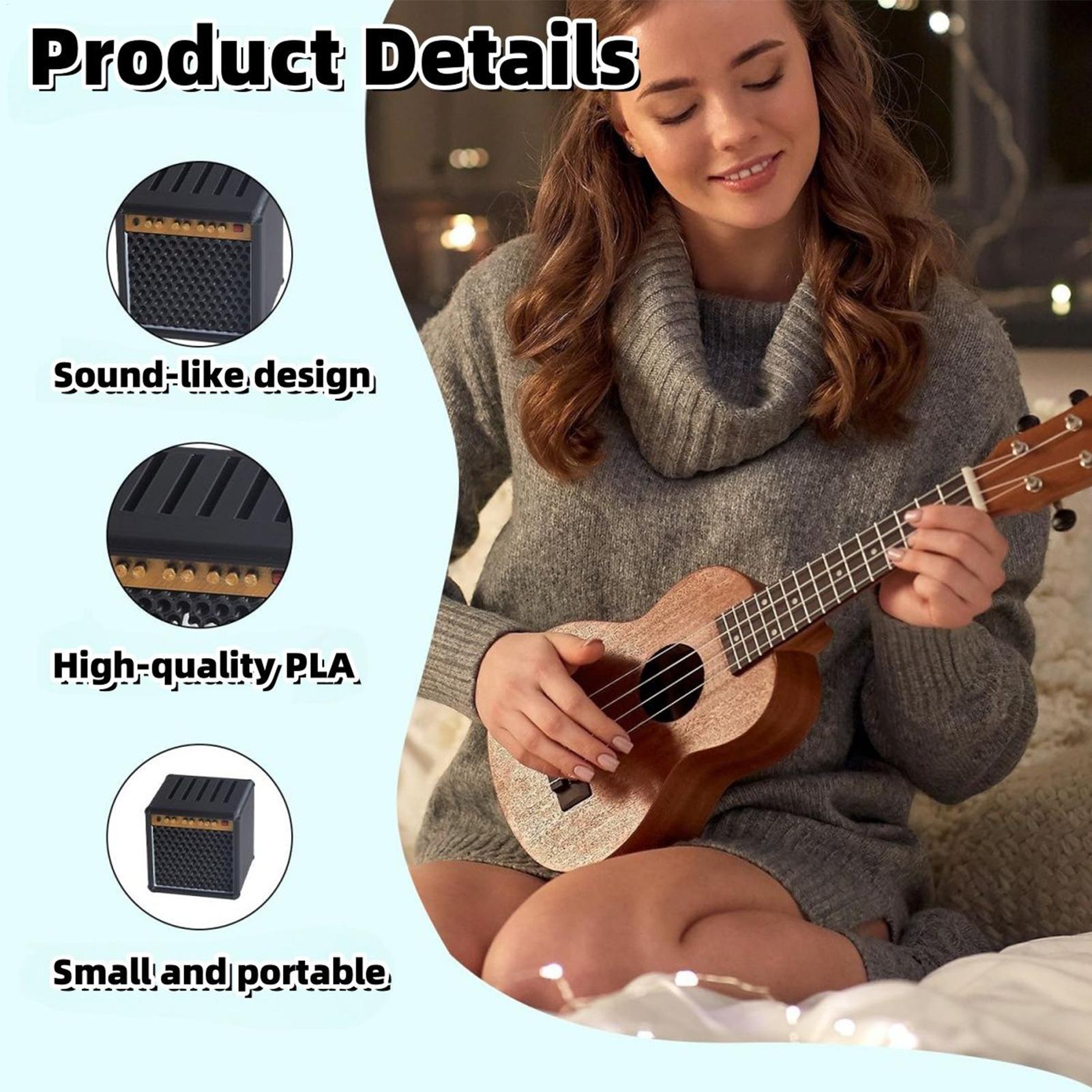 3D Printing Guitar - Suporte de palheta de guitarra, amplificador,