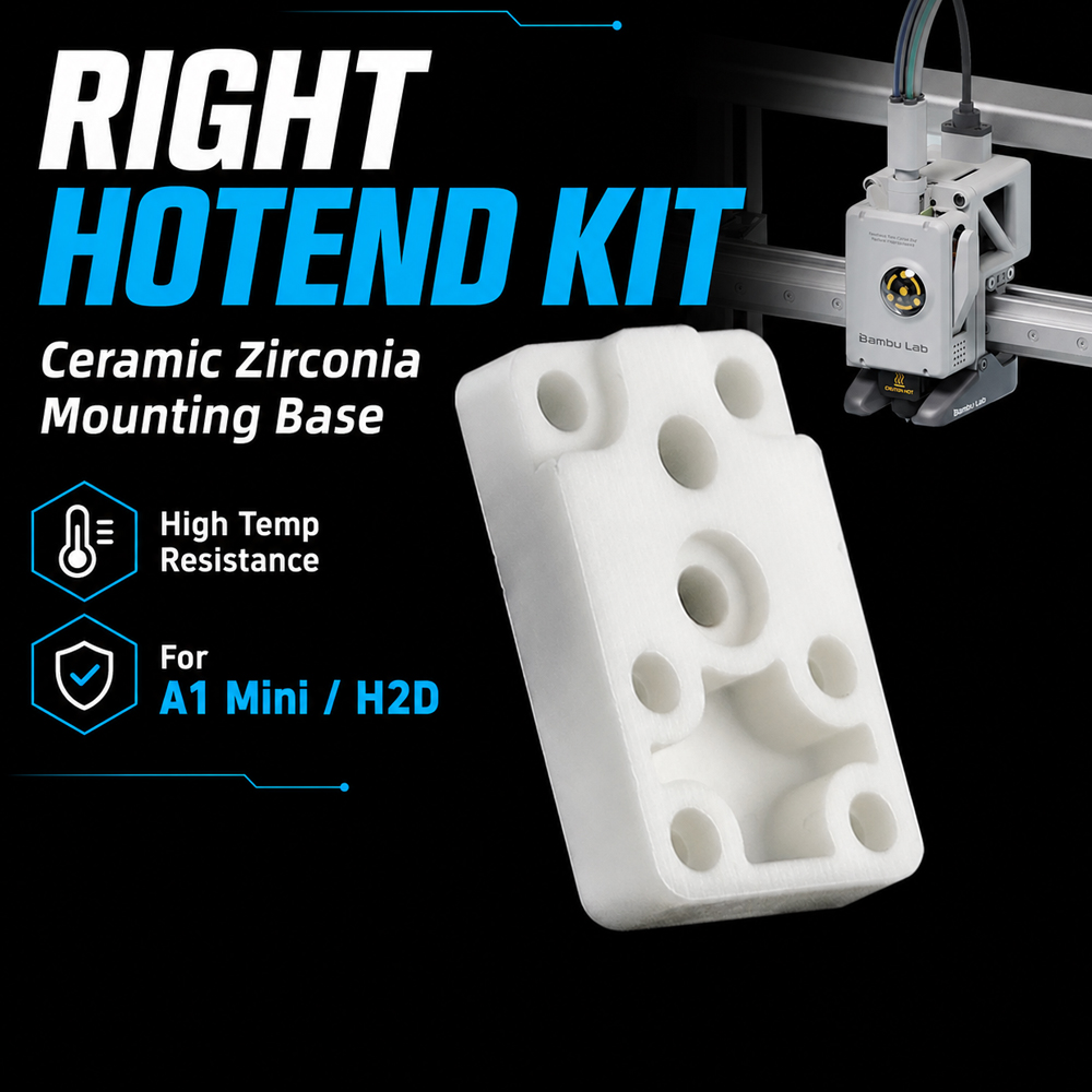 3D Printing Zirconia - Kit de Montagem do Hotend Direito