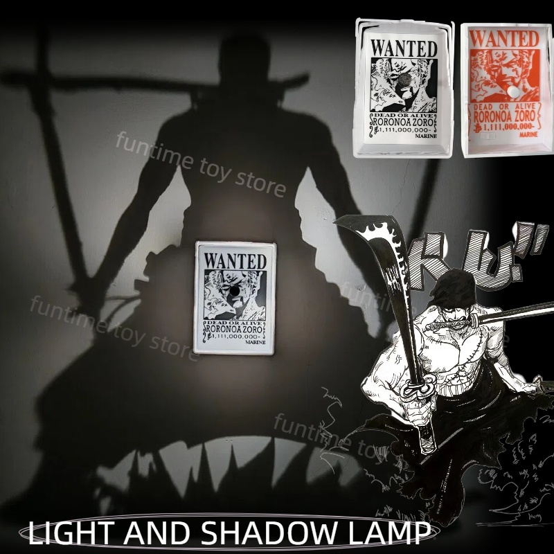 3D Printing Lamp - Nova Luminária de Parede Anime Zoro,