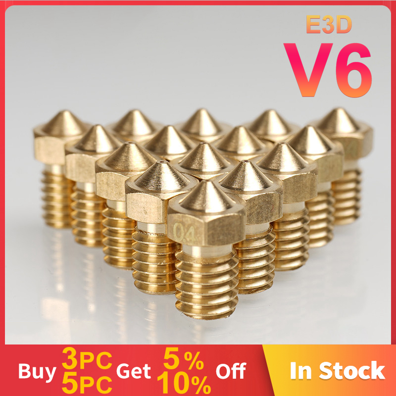 Bico Hotend E3D V6 V5 para Imp - 3D Printer Nozzle Brass avaliação e preço