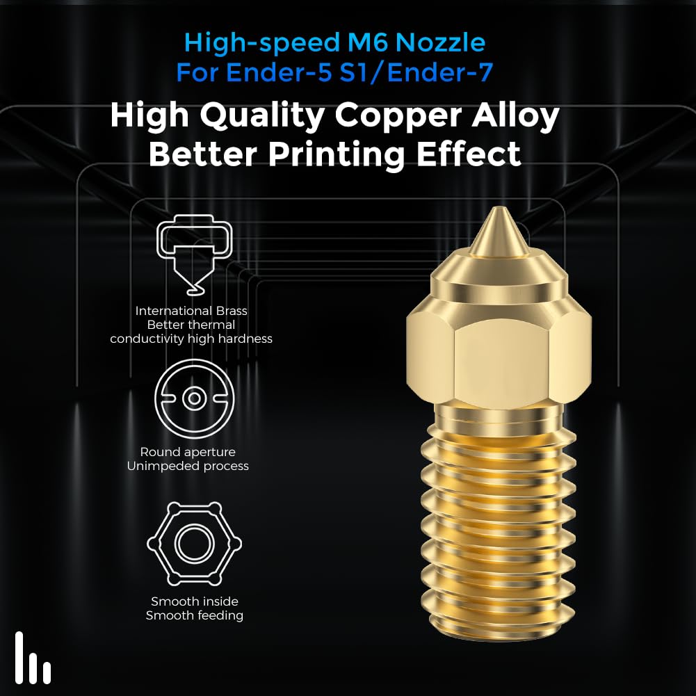 Bicos oficiais Creality Ender  - 3D Printer Nozzle Brass avaliação e preço