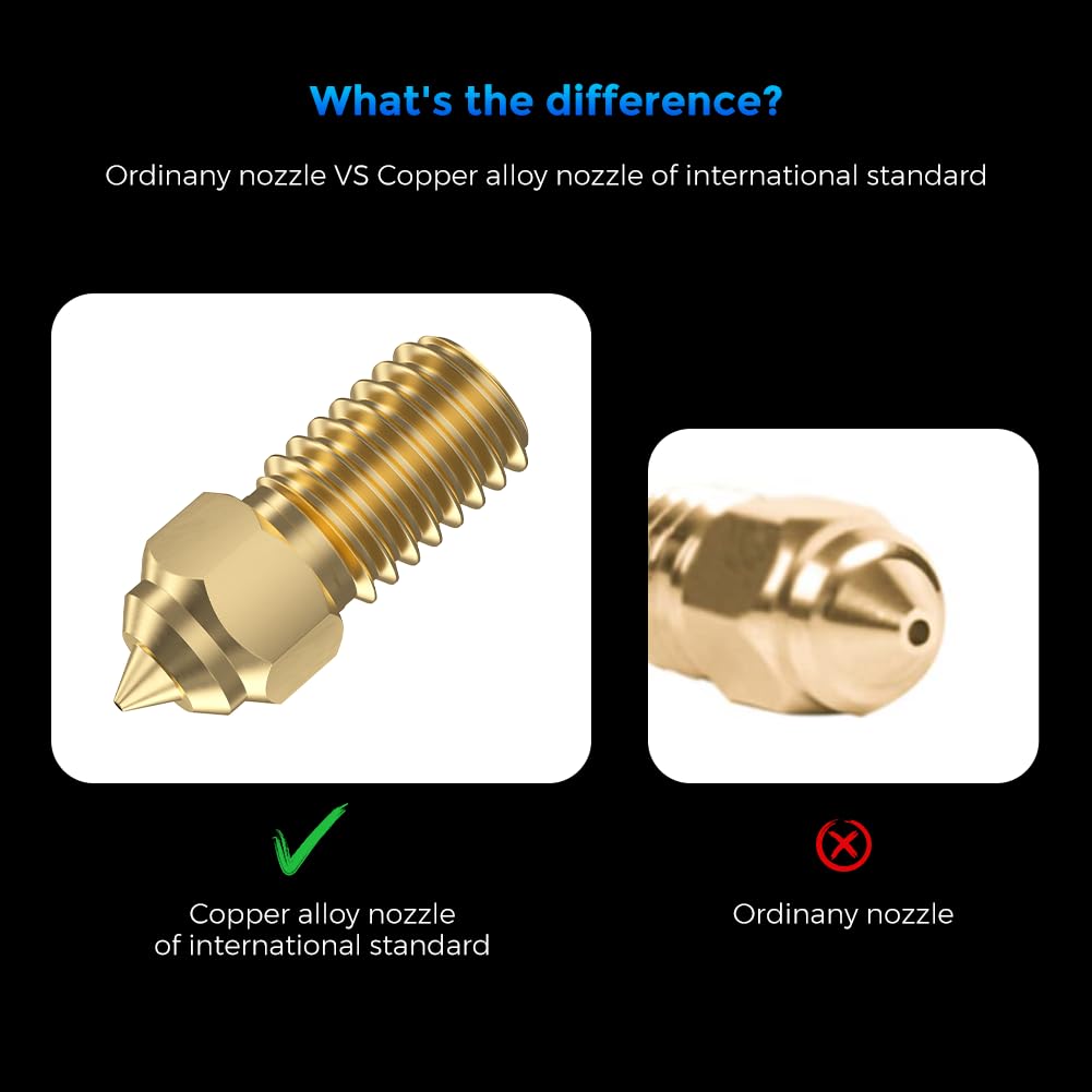 Bicos oficiais Creality Ender  - 3D Printer Nozzle Brass avaliação e preço