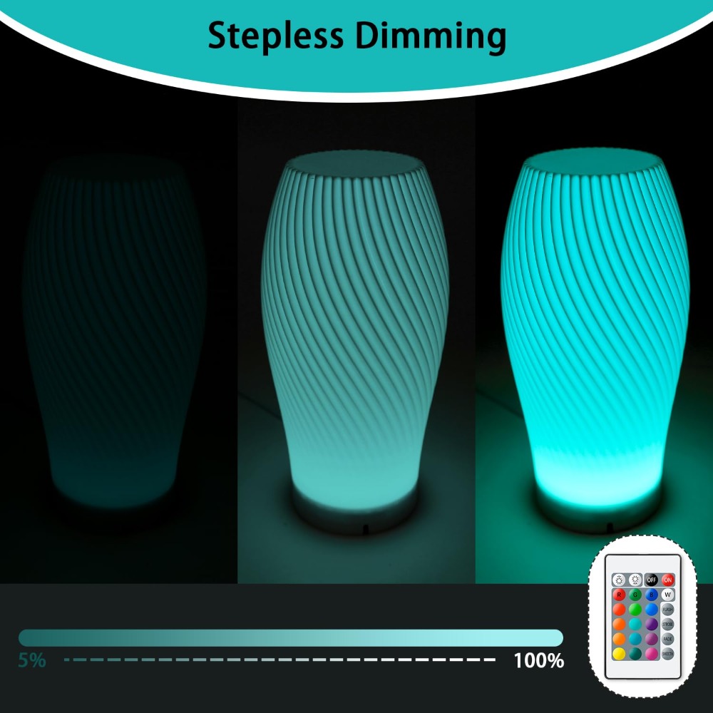 Lâmpada LED RGB USB 5V 3W Pret - 3D Printing Lamp avaliação e preço