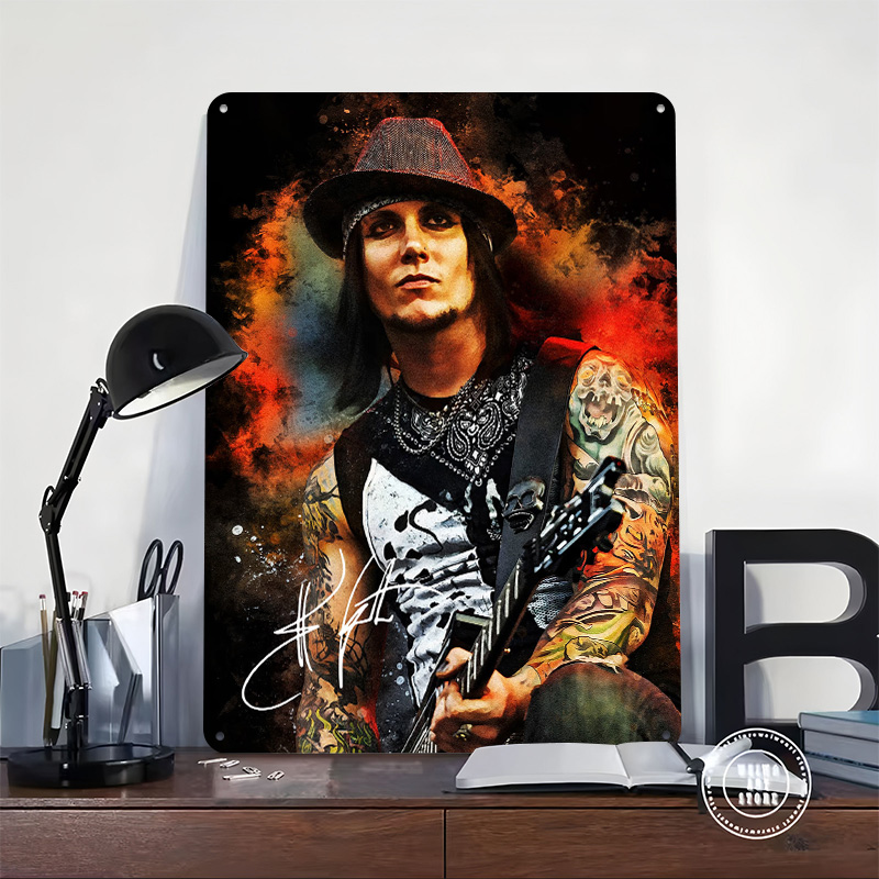Pôster de Retrato de Synyster  - 3D Printing Guitar avaliação e preço