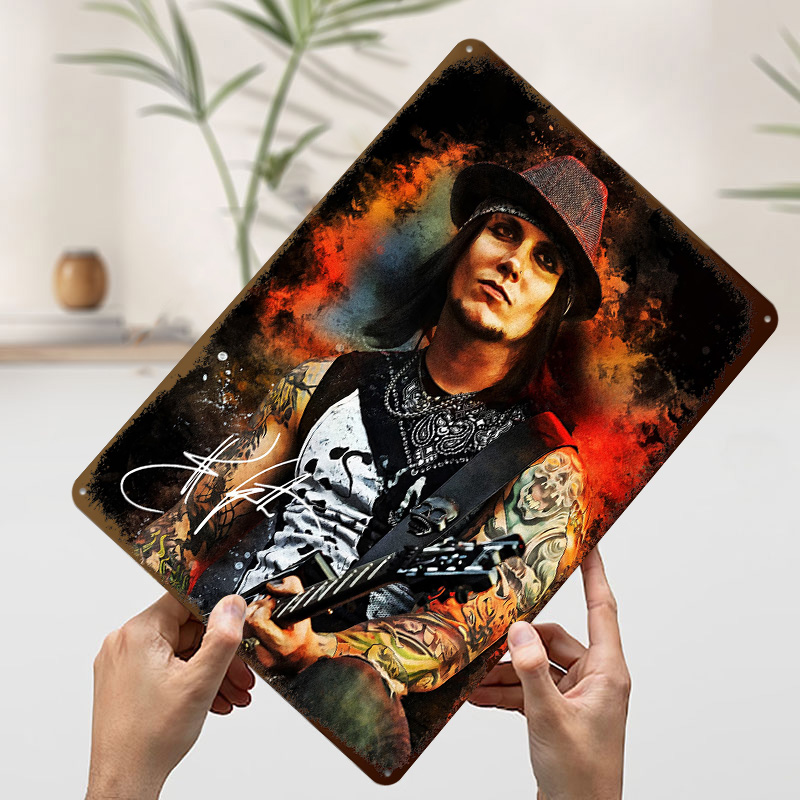 Pôster de Retrato de Synyster  - 3D Printing Guitar avaliação e preço