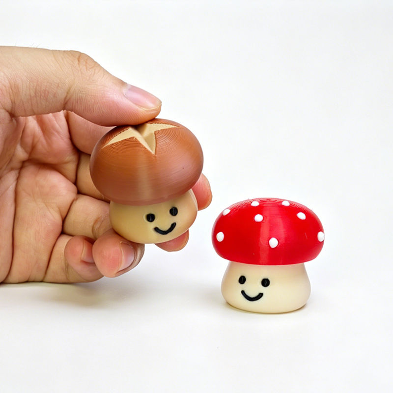 Cute Mushroom 3D Printed Click - 3D Printing Fidget Toys avaliação e preço