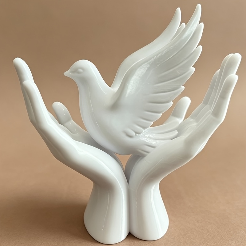 Estátua de Mão da Paz com Desi - 3D Printing Drawing avaliação e preço