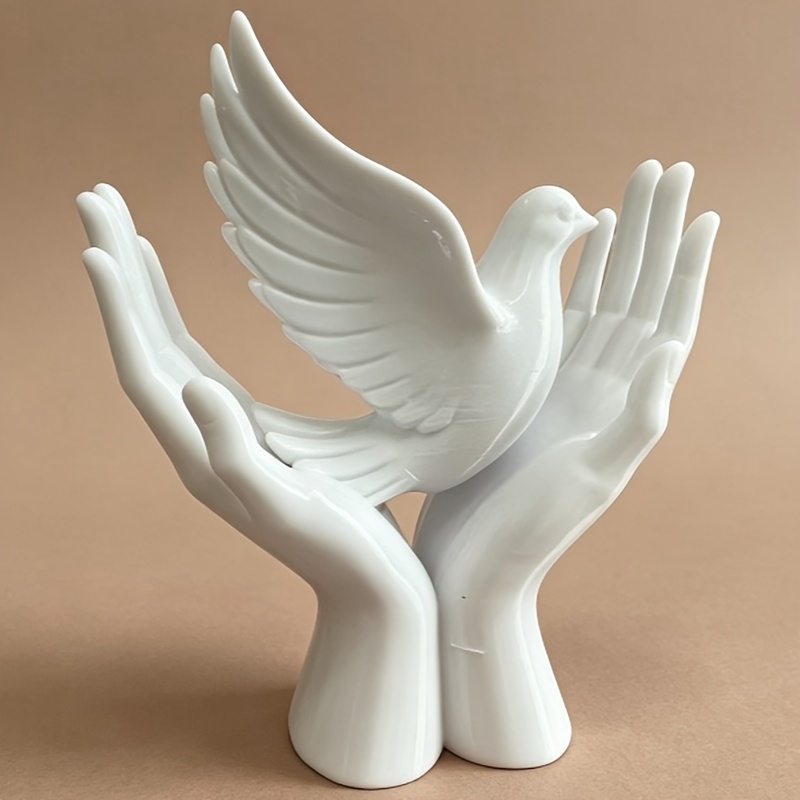 Estátua de Mão da Paz com Desi - 3D Printing Drawing avaliação e preço