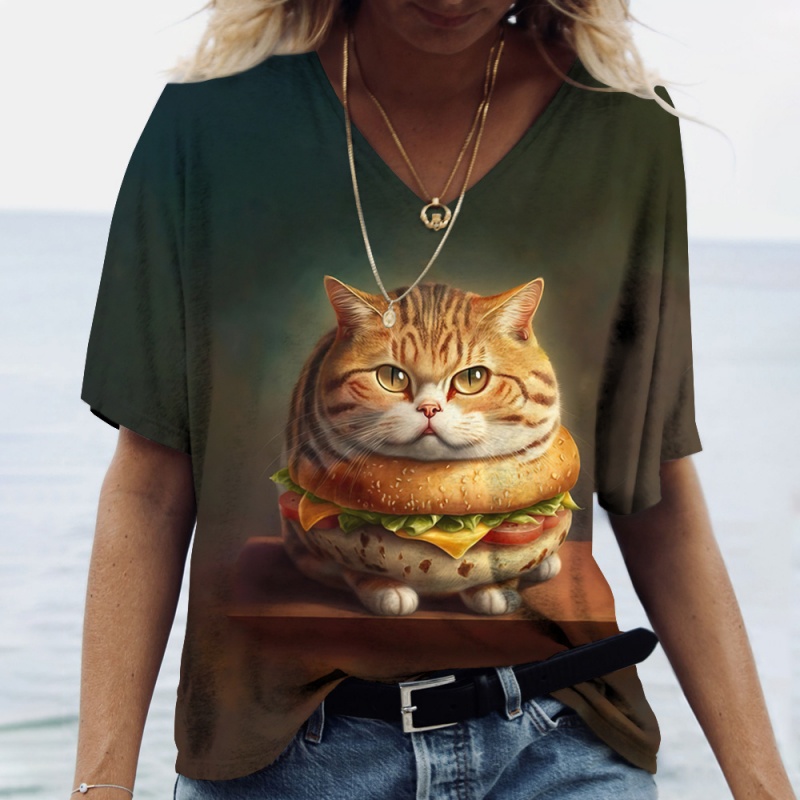Diversão gato comida padrão t  - 3D Printing Food avaliação e preço