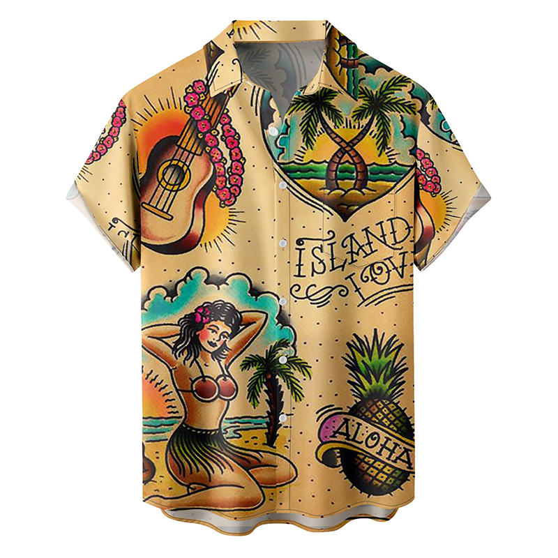 Camisa Masculina com Estampa 3 - 3D Printing Guitar avaliação e preço