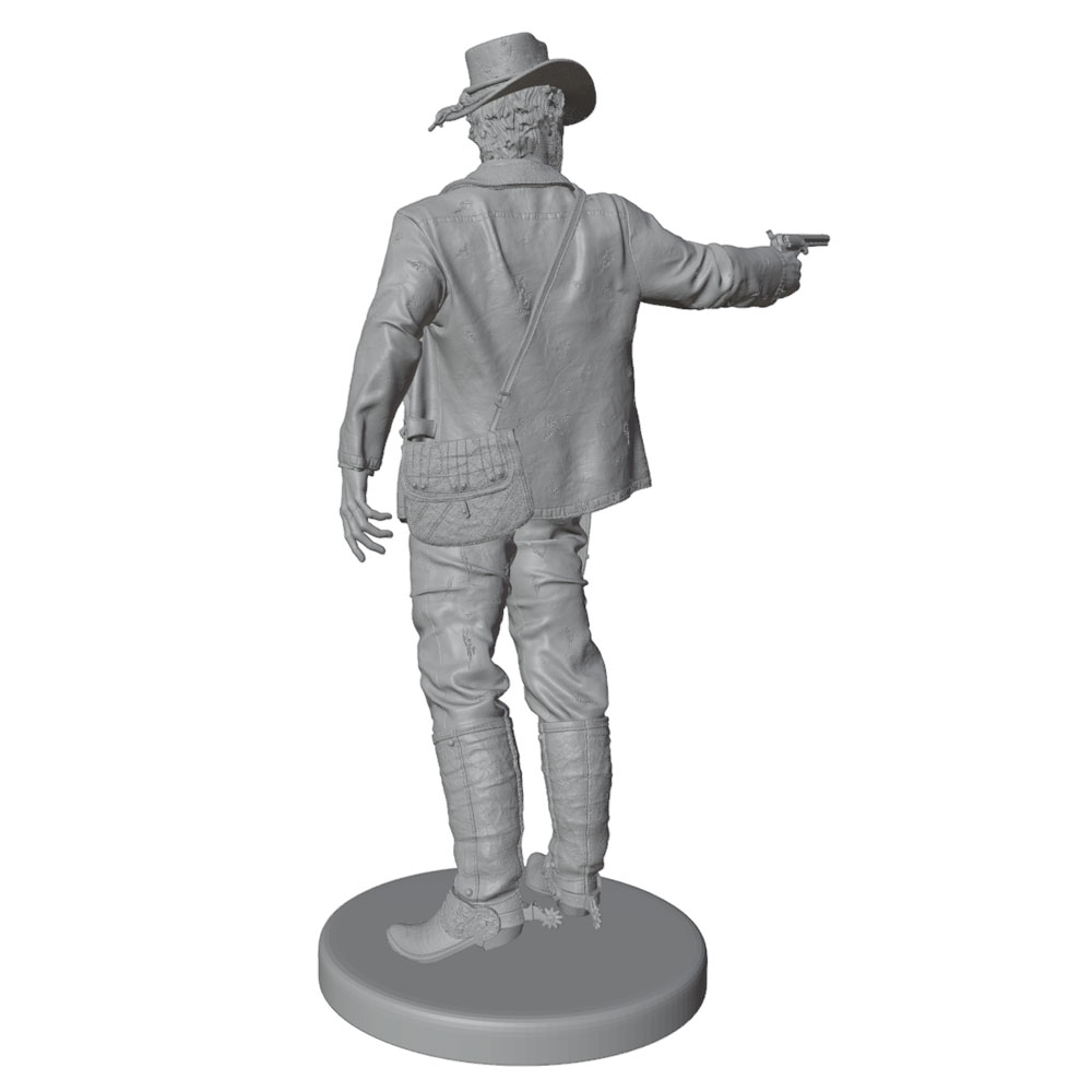 Figura de Cowboy do Oeste Red  - 3D Printing Drawing avaliação e preço