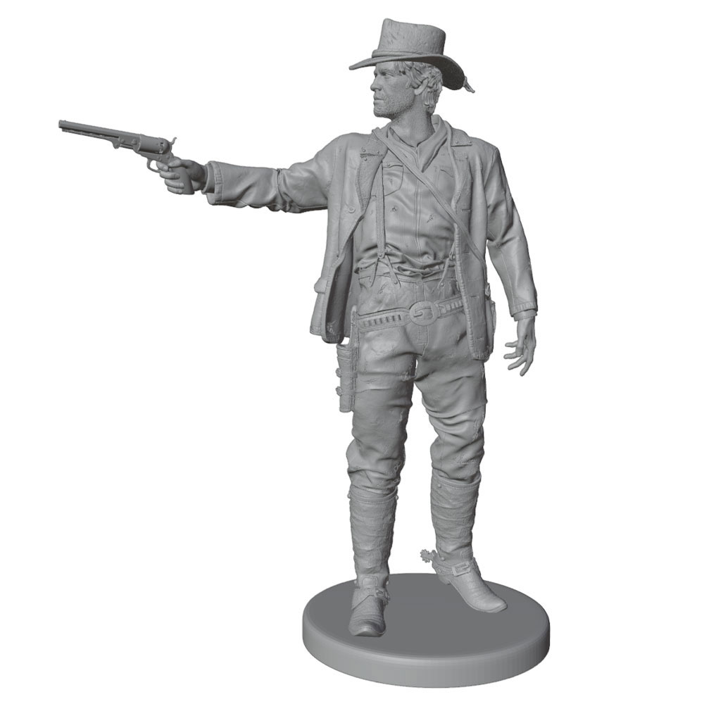 Figura de Cowboy do Oeste Red  - 3D Printing Drawing avaliação e preço