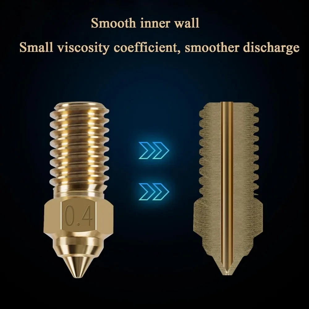 5/10 peças Bicos Elegoo Neptun - 3D Printer Nozzle Brass avaliação e preço