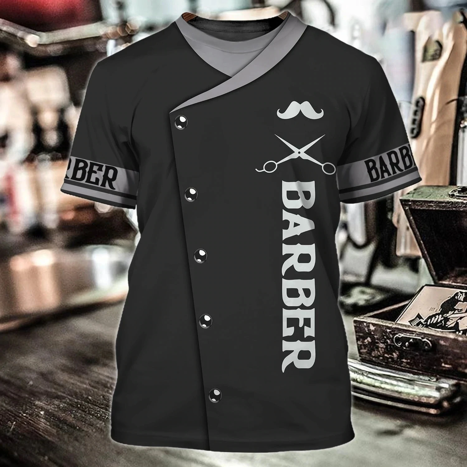 Camiseta Masculina de Verão co - 3D Printing Drawing avaliação e preço