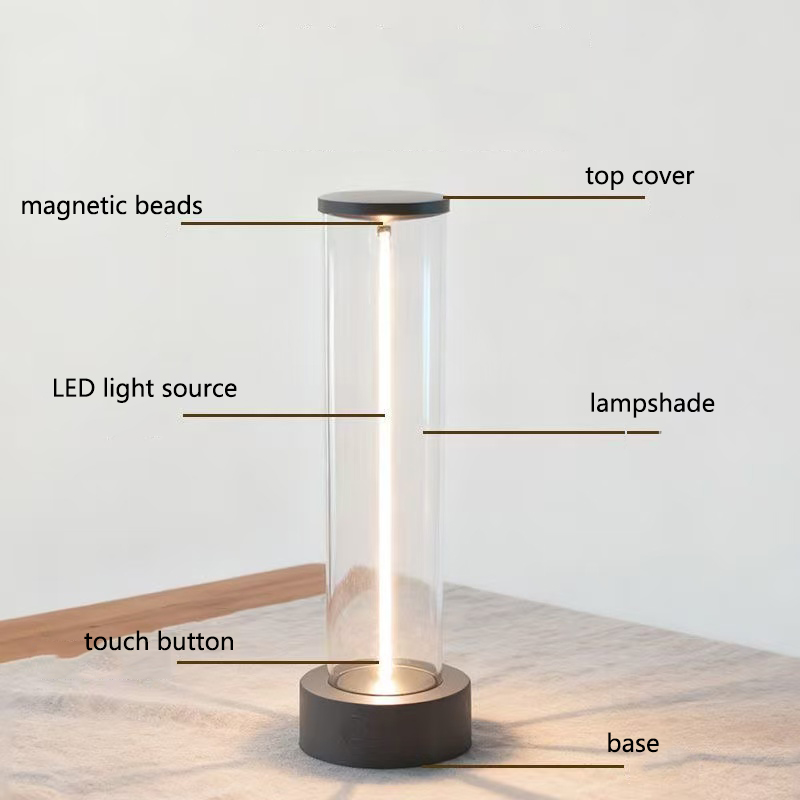 Lâmpada de mesa LED portátil s - 3D Printing Lamp avaliação e preço