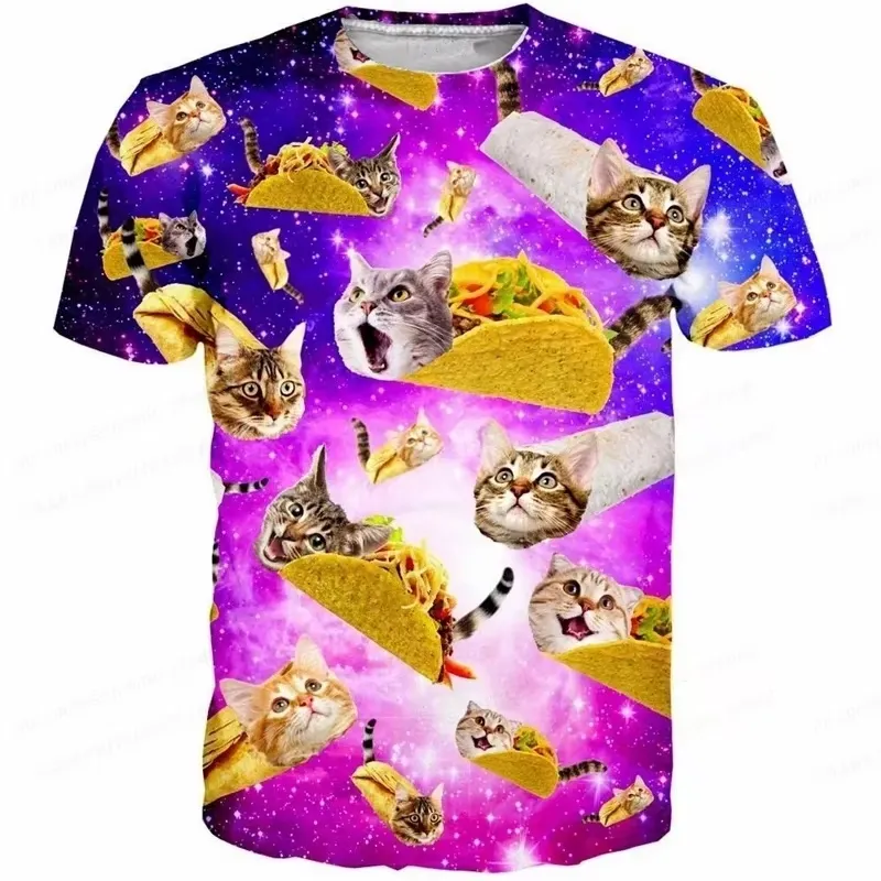 Camiseta masculina com estampa - 3D Printing Food avaliação e preço