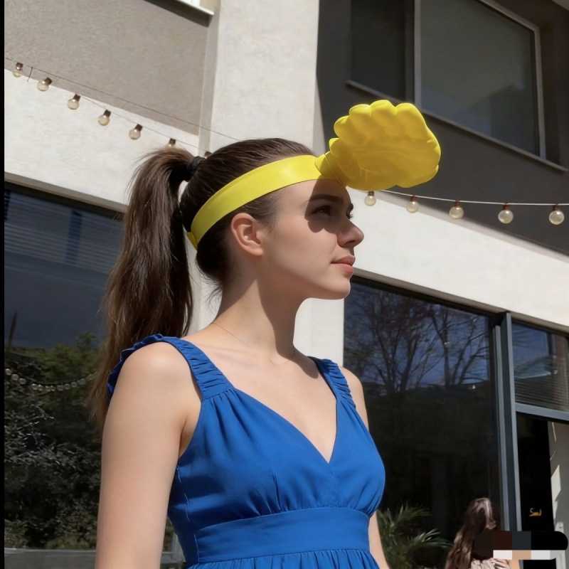 Chapéu Divertido com Visor em  - 3D Printing Foto avaliação e preço