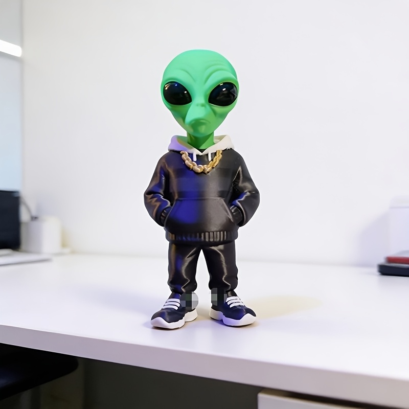 1 Peça de Figura Alienígena Ve - 3D Printing Drawing avaliação e preço
